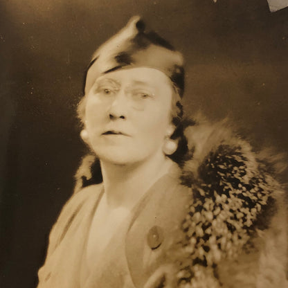 Press Photo Photograph Washington Debutante Society Leader Portrait 1933