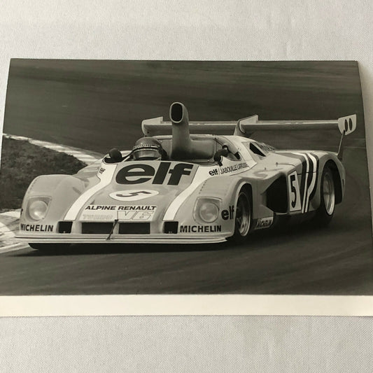 Vintage Racing Photo Photograph 1975 1000 KM de Mugello Race Renault Alpine A441