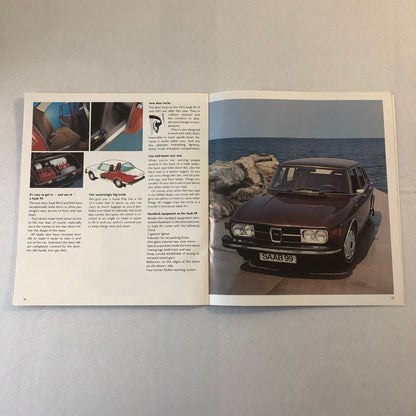 Vintage Saab 99 Car Automobile Sales Brochure Catalog 99 LE EMS