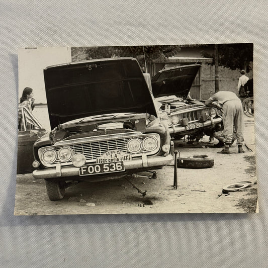 1962 Liege Sofia Liege Rally Rallye Racing Photo Photograph Vintage