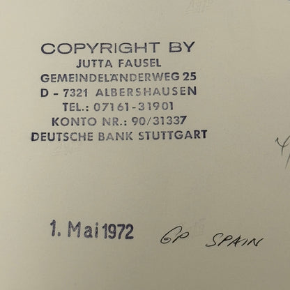 Vintage Racing Photo Niki Lauda 1972 Spanish Grand Prix Spain Motorsport