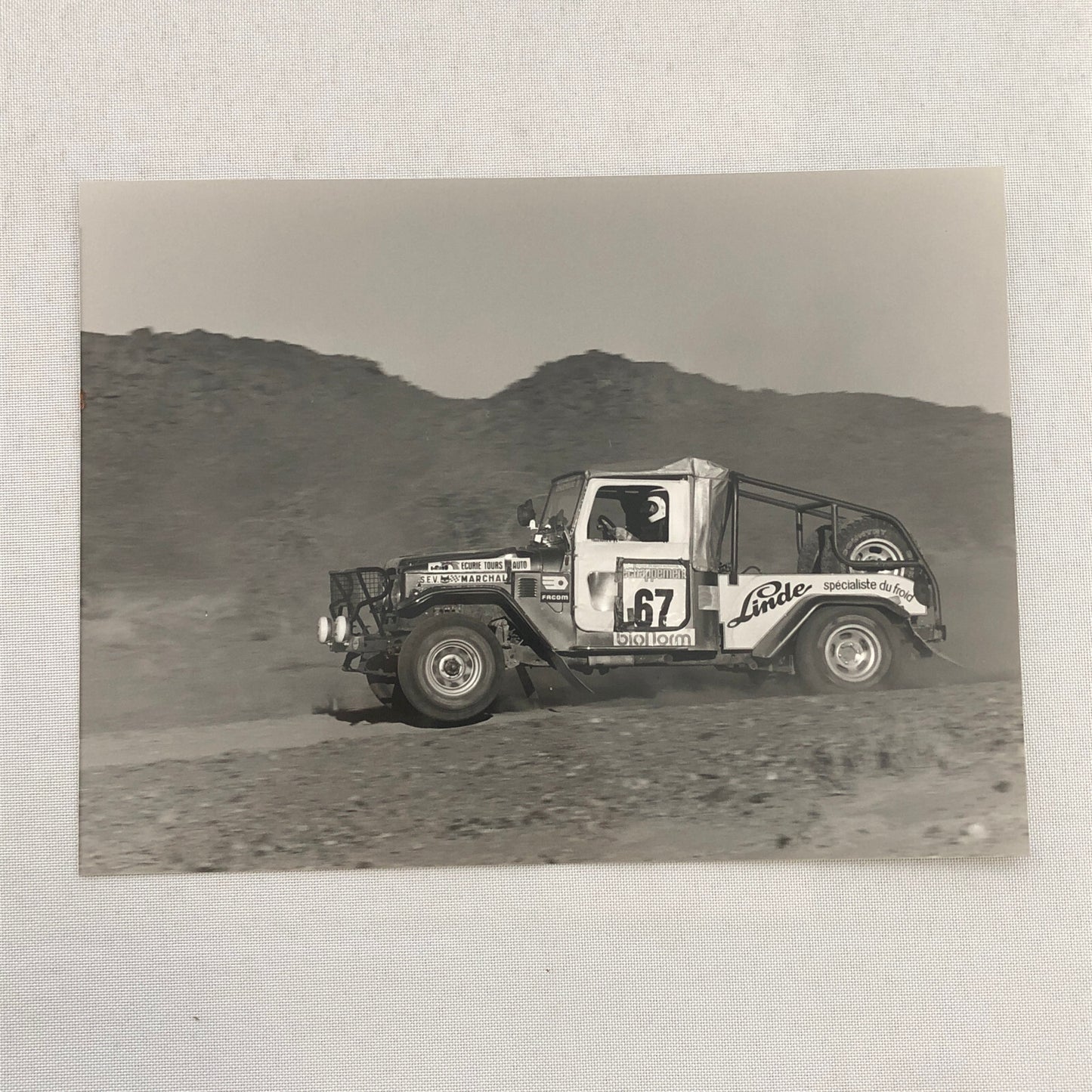 1980 Transafrica Rally Rallye Photo Photograph DPPI Jeep Truck Africa