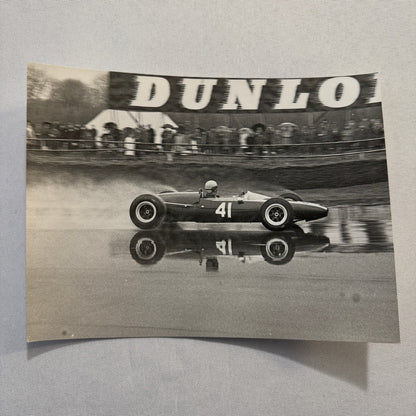 Vintage Racing Photo Photograph Cooper BMC BARC Silverstone 1965 Warwick Banks