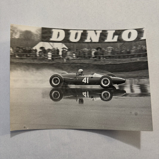 Vintage Racing Photo Photograph Cooper BMC BARC Silverstone 1965 Warwick Banks