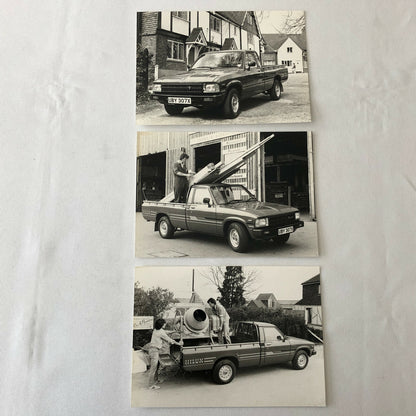 Vintage 1982 Toyota Hilux 4x2 Pickup Truck Press Photo Photograph Lot of 3
