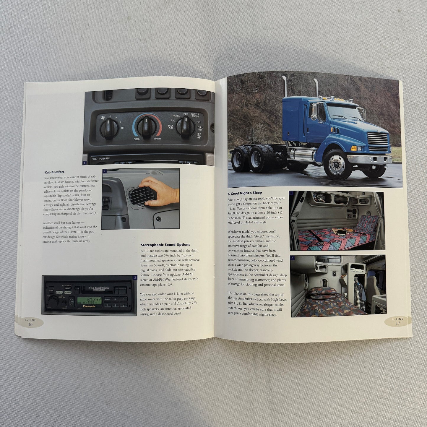 Sterling Truck L-Line L Line Sales Brochure Catalog Advertising