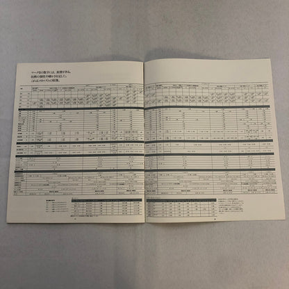 Toyota Mark II Car Sales Brochure Catalog Advertising Japanese Text JDM