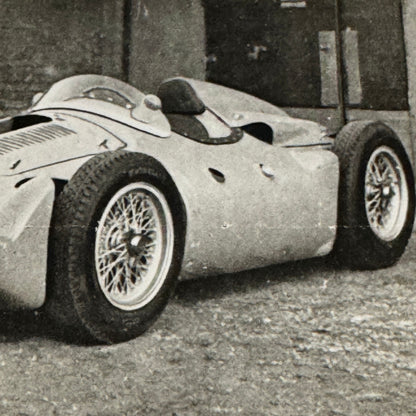 Vintage Bugatti Racing Car Photo Photograph Print