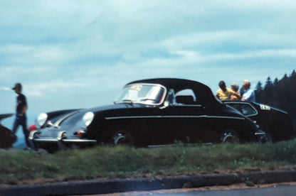 Porsche 356 Convertible Cabriolet Car 35mm Photo Slide Vintage 1981