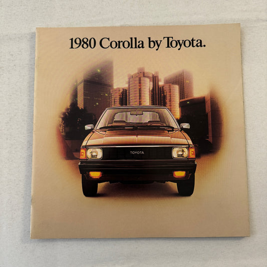 1980 Toyota Corolla Car Sales Brochure Catalog Tercel SR-5 SR5 Sport Coupe