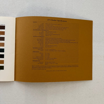 Volkswagen Dasher Car Sales Brochure Catalog Advertising VW Station Wagon Hatch