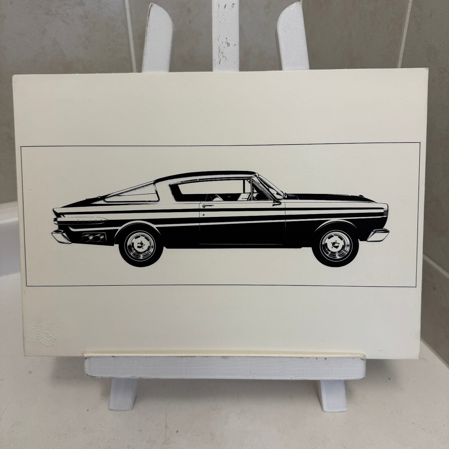 1964 Mercury Comet Super Cyclone Concept Illustration Art Drawing Hand Drawn