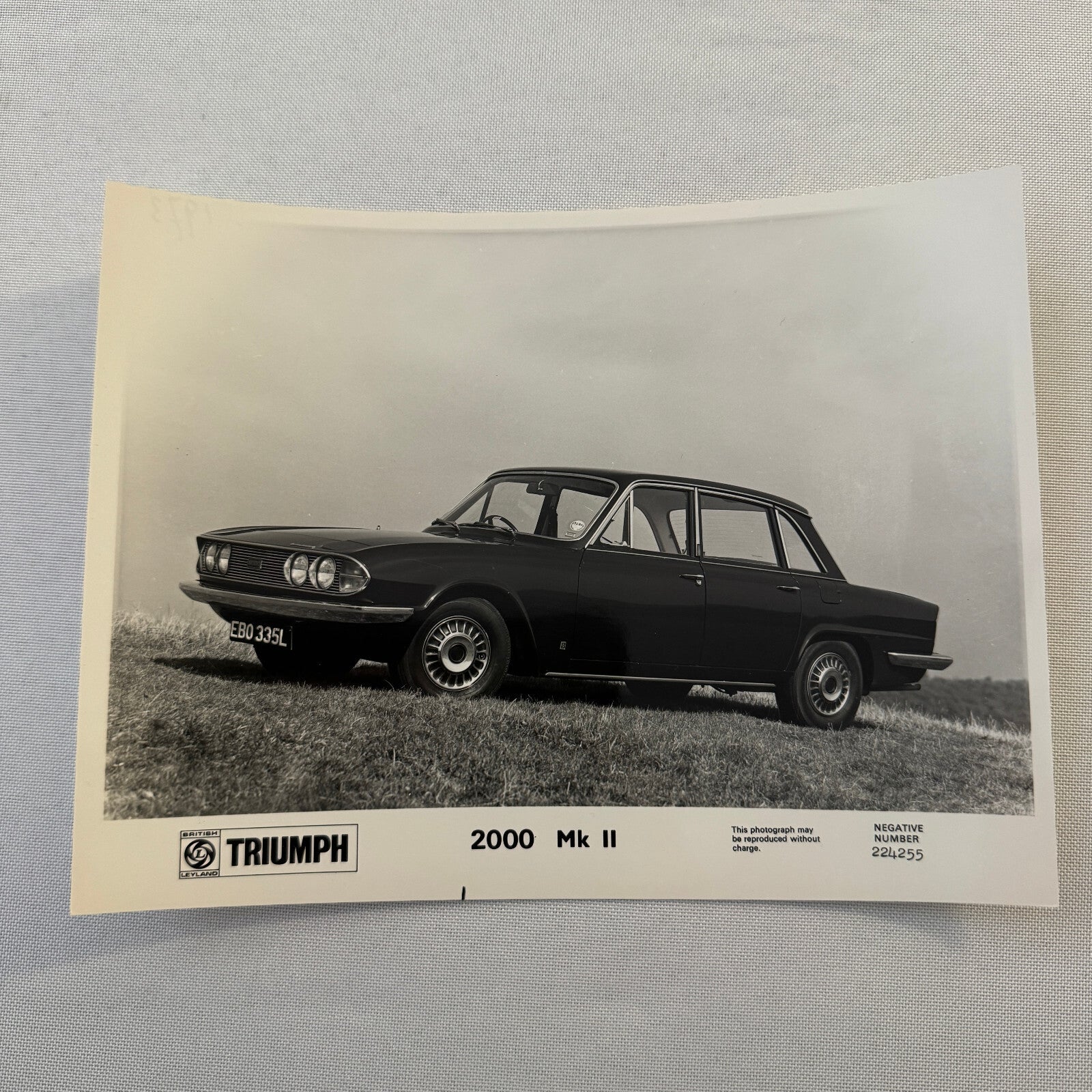 Triumph 2000 MK II Car Factory Press Photo Photograph Print 1973