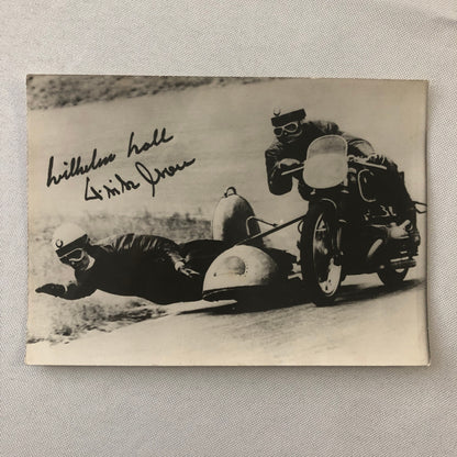 Vintage Motorcycle Sidecar Racing Photo photograph Germany Side Car