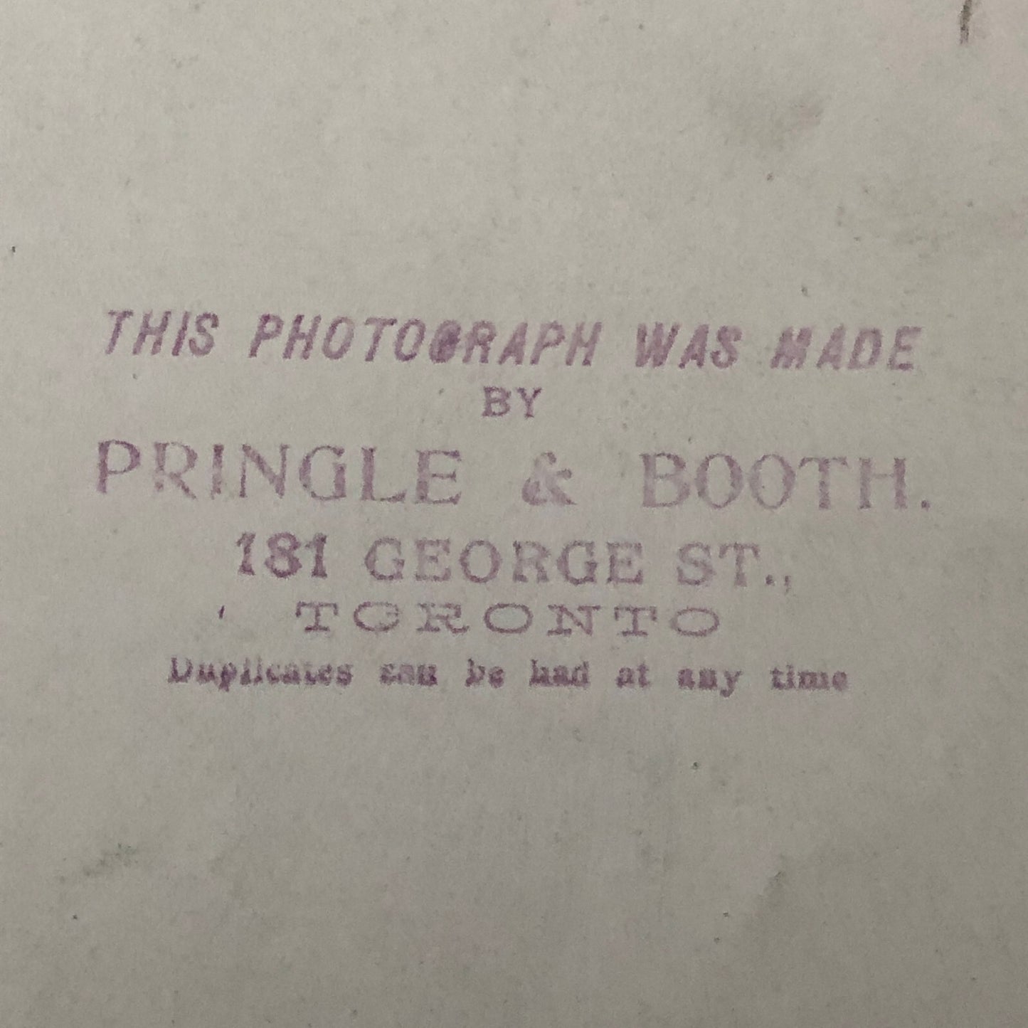 Antique CNE Canadian National Exhibition Pringle and Booth Photo Photograph