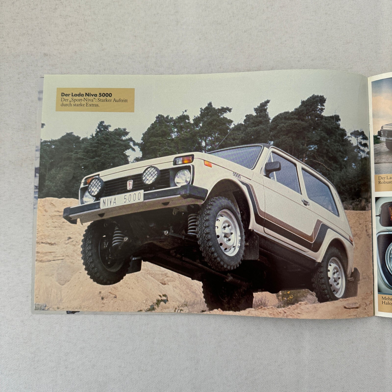 Lada Niva Car Sales Brochure Catalog Niva UT Niva E Niva 5000 C 5000C GERMAN