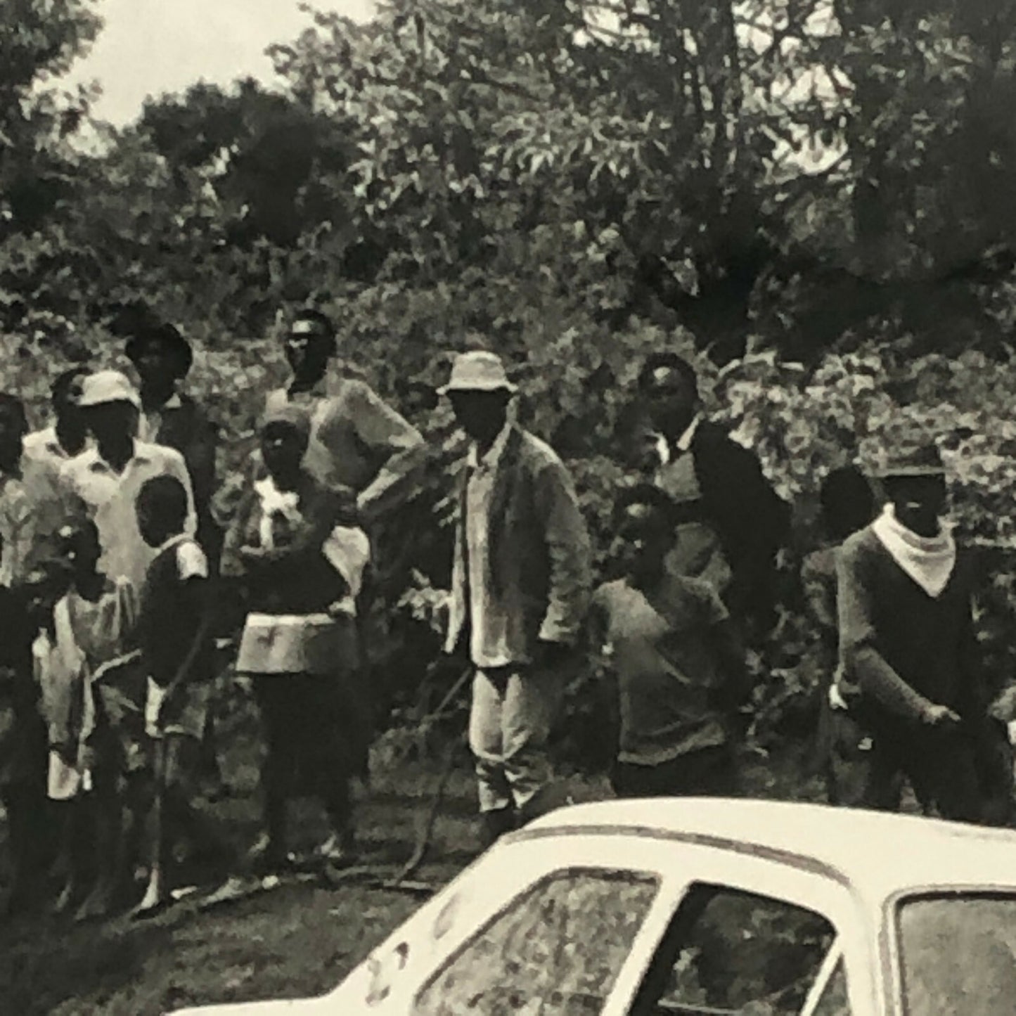 Vintage Rally Racing Photo Photograph 1974 East African Safari Car  
