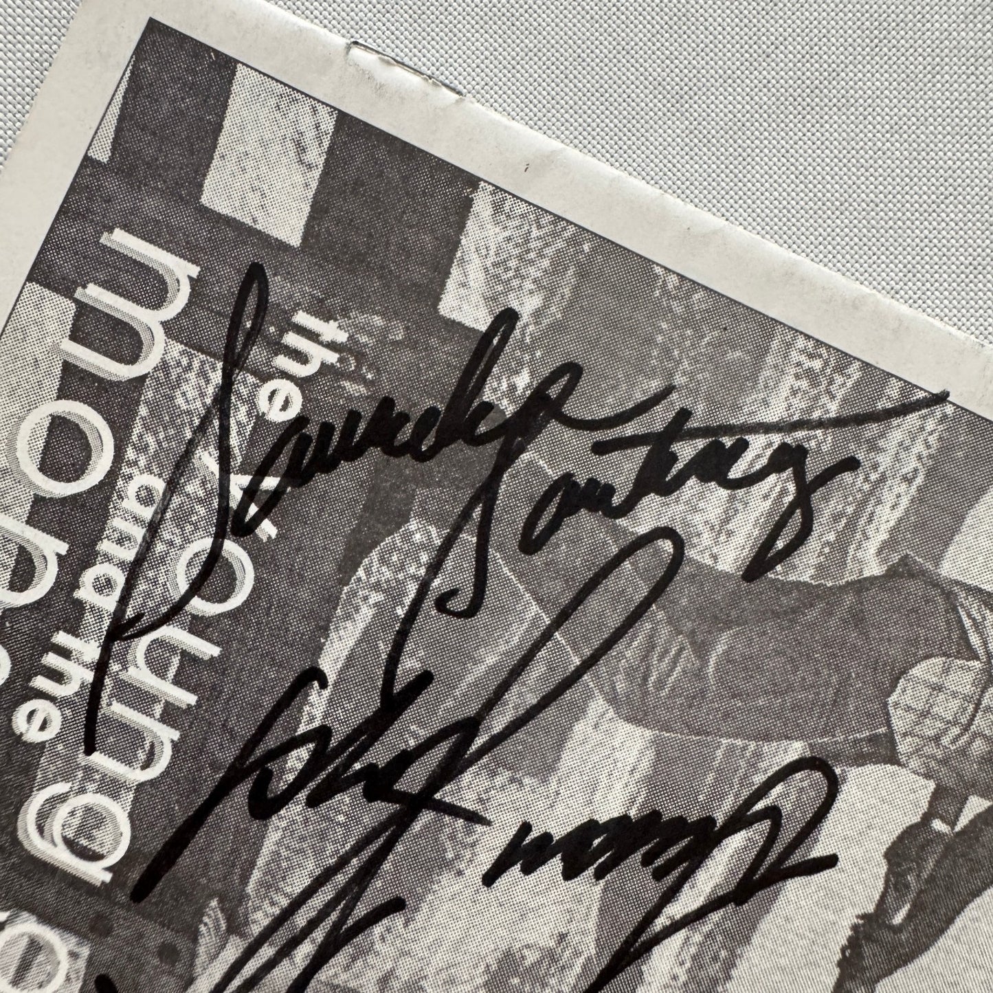 The Young Girl and the Monsoon Cast Signed Program Playbill 5x Signatures