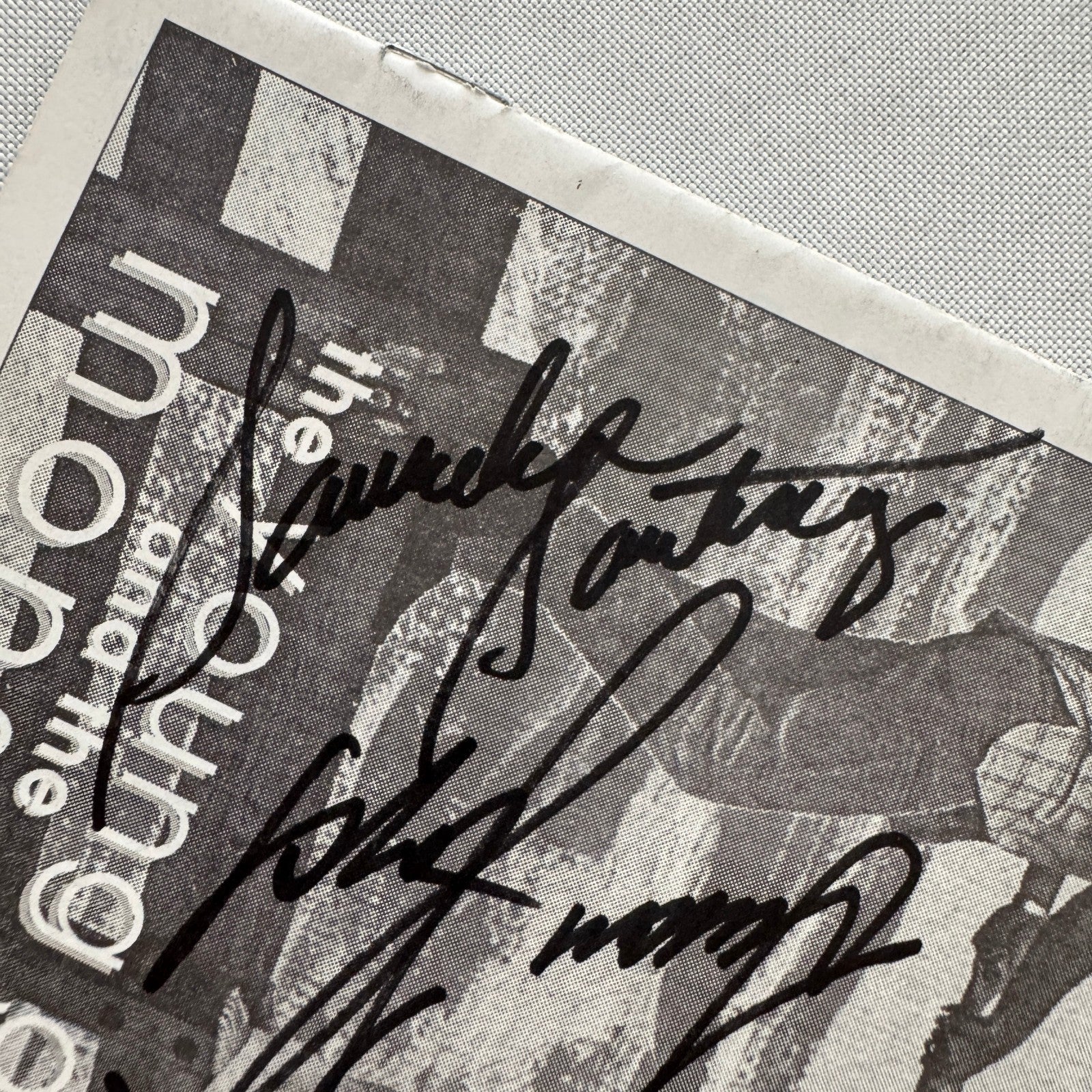 The Young Girl and the Monsoon Cast Signed Program Playbill 5x Signatures
