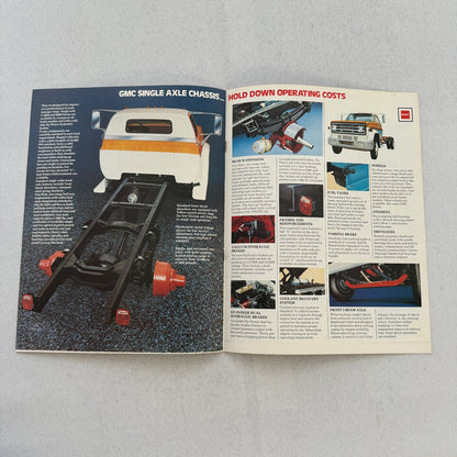 GMC 97.5 Conventional Series Truck Sales Brochure Catalog 5000 6000 Vintage