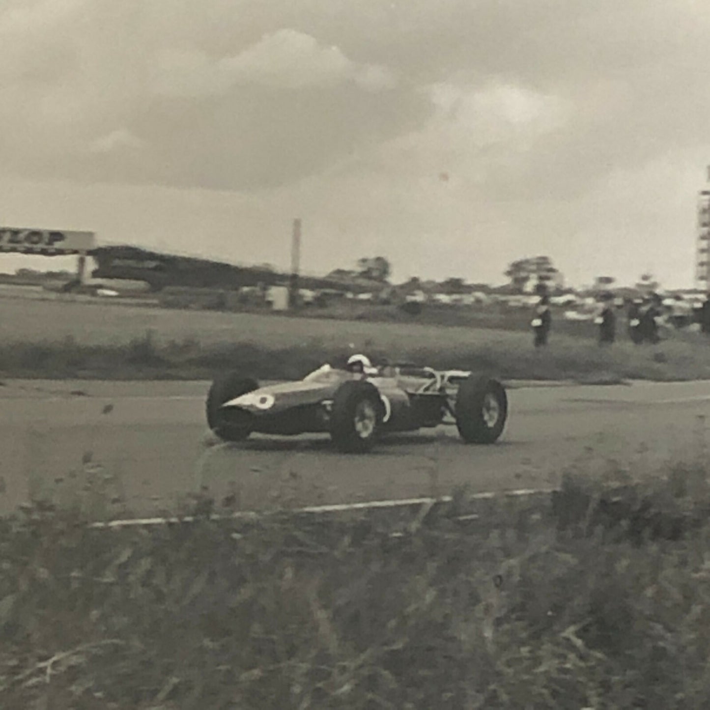 Vintage Racing Car Photo Photograph Print Motorsport Race Unidentified