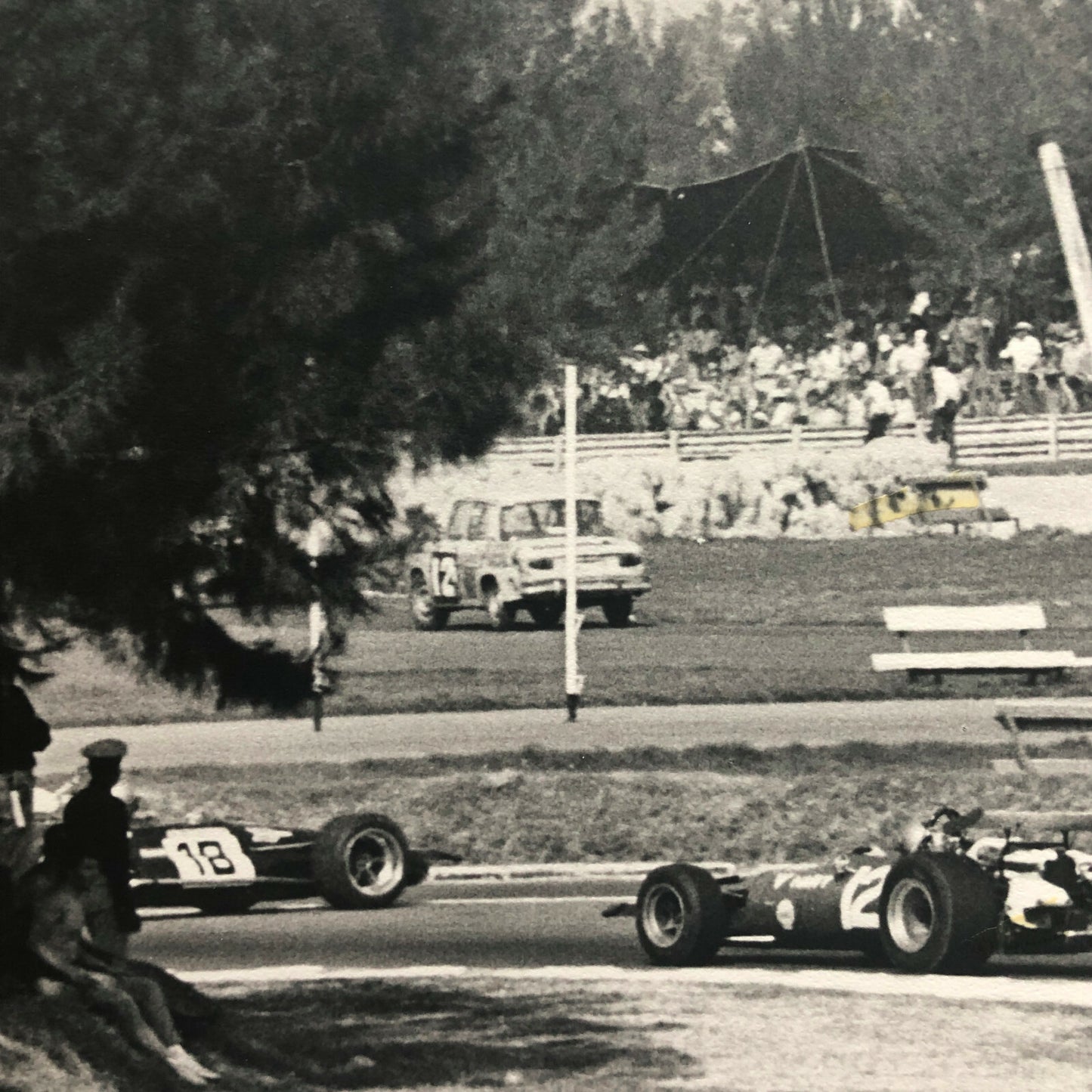 Vintage Grand Prix Racing Photo Photograph Jo Siffert Bernard Cahier