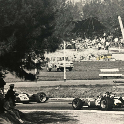 Vintage Grand Prix Racing Photo Photograph Jo Siffert Bernard Cahier