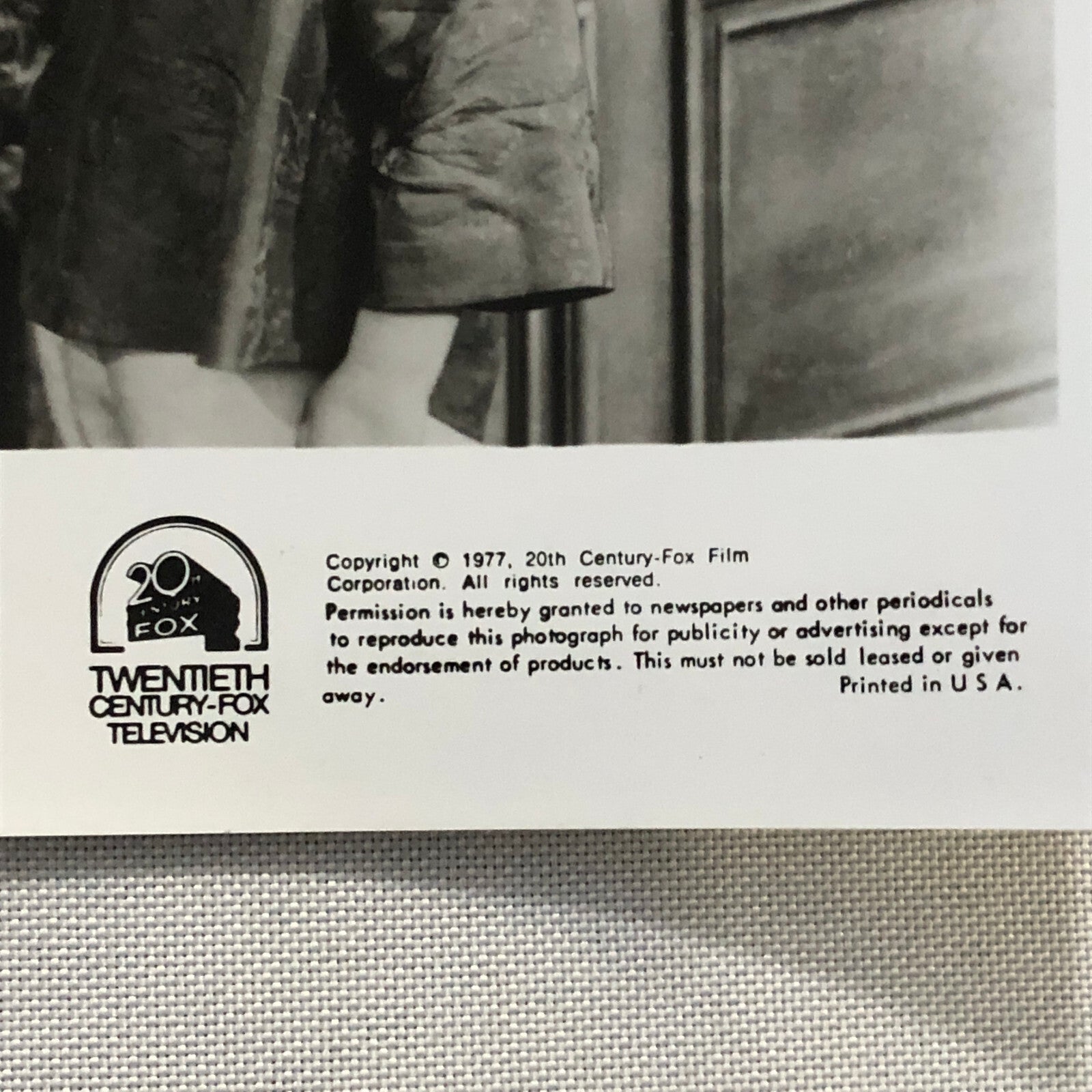 Shirley Temple Stowaway 20th Century Fox 1977 Press Photo Photograph Movie Film