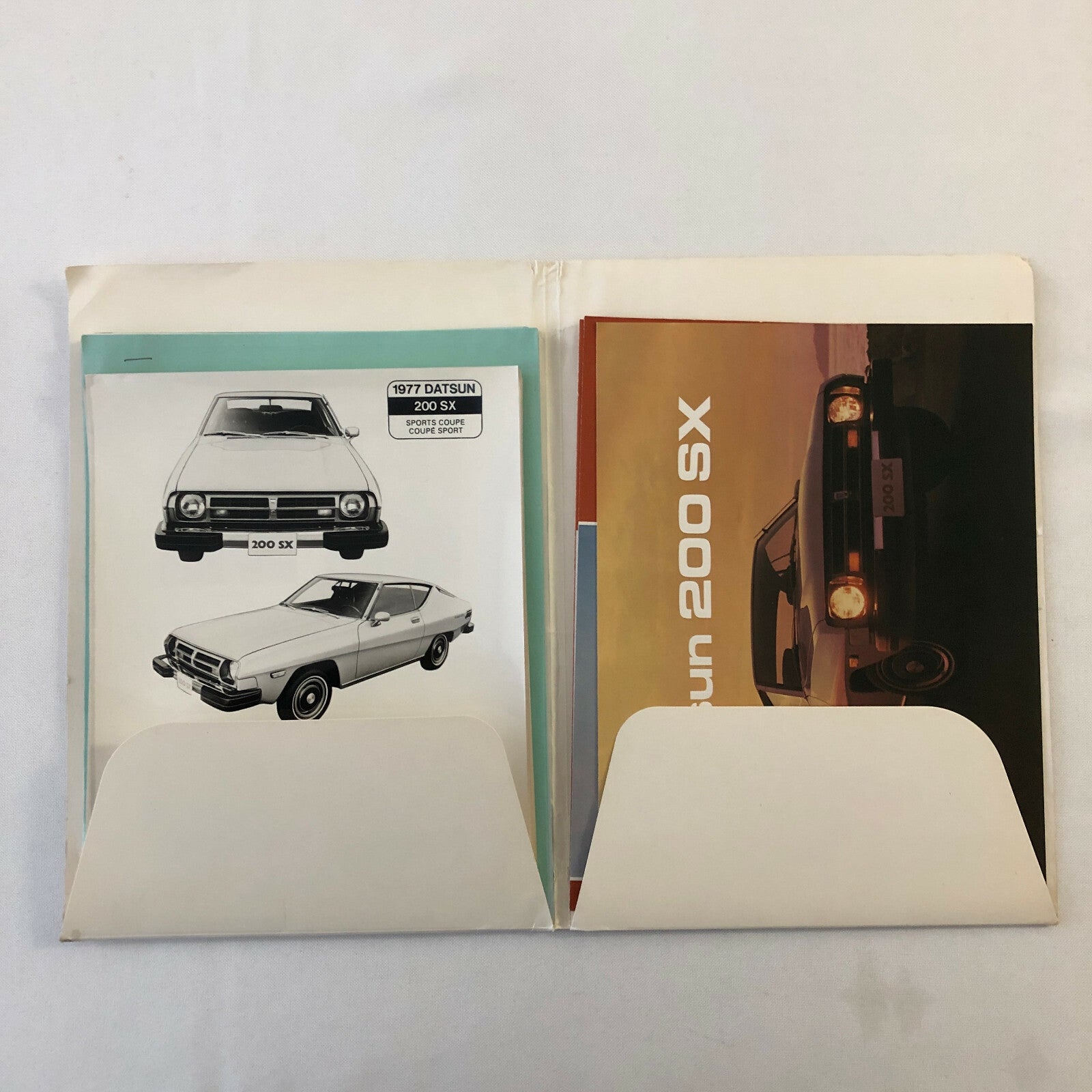 1977 Datsun Press Kit Brochure Photos FRENCH 200SX Sportruck 280Z 280 Z B210 +