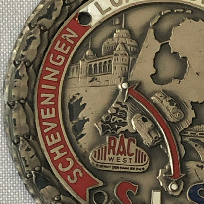 1955 Scheveningen Luxemburg Scheveningen SLS Rally Badge Emblem Award 