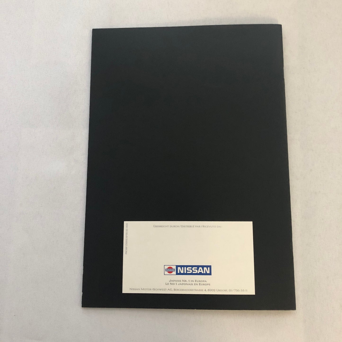 Vintage Nissan 300ZX Car Sales Brochure Catalog 300 ZX GERMAN Text European