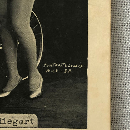 Circus Performers Betty and Otty Riegert Bicycle Acrobat Stunt Photo Photograph