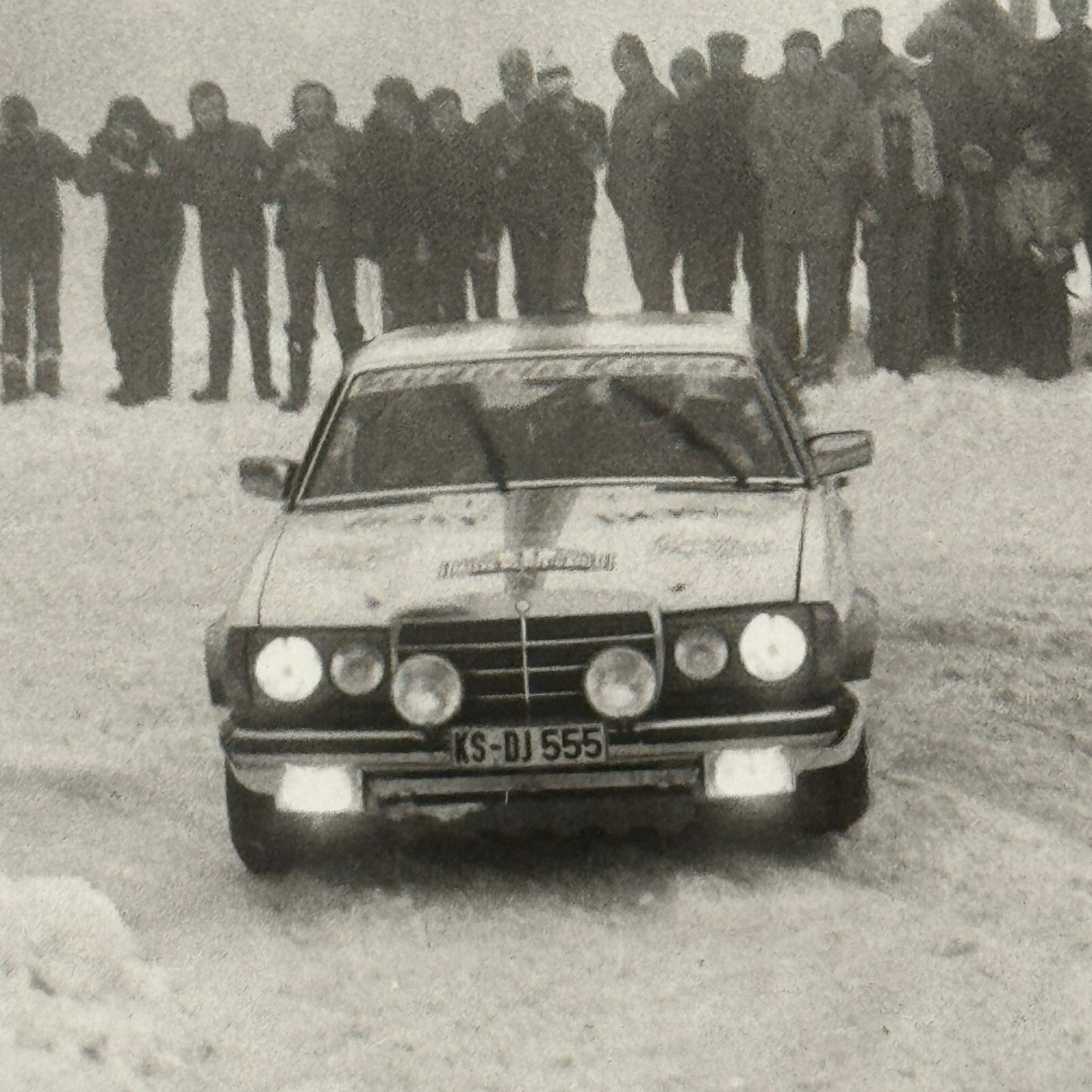 1980 Rallye Monte Carlo Press Photo Photograph DPPI Mercedes Benz 280CE 280E 280