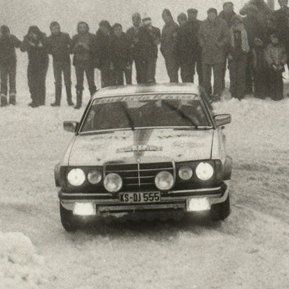 1980 Rallye Monte Carlo Press Photo Photograph DPPI Mercedes Benz 280CE 280E 280