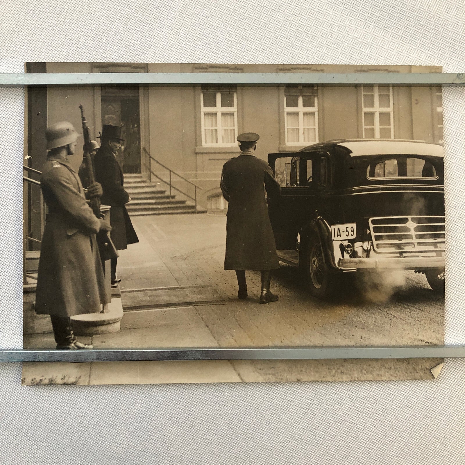 Press Photo Photograph American Ambassador to Germany Car Automobile 1934