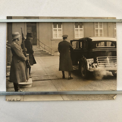 Press Photo Photograph American Ambassador to Germany Car Automobile 1934