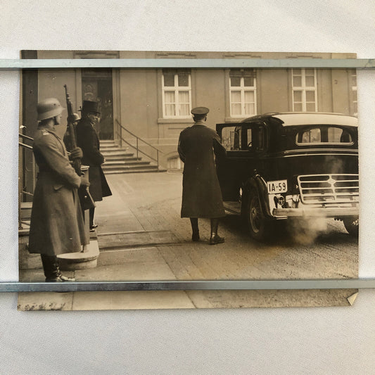 Press Photo Photograph American Ambassador to Germany Car Automobile 1934