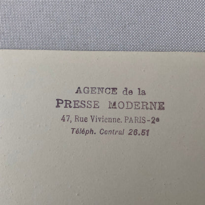 Vintage Photograph of Painting Circus Scene Horses Hot Air Balloon Photo