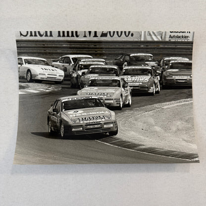 Porsche 944 Turbo Cup Racing Factory Press Photo Photograph Vintage German