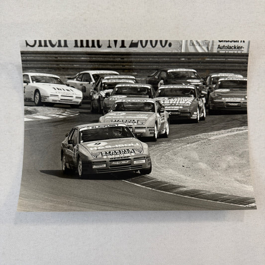 Porsche 944 Turbo Cup Racing Factory Press Photo Photograph Vintage German