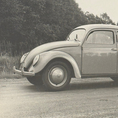 Vintage Volkswagen Beetle VW Bug Car Photo Photograph Print