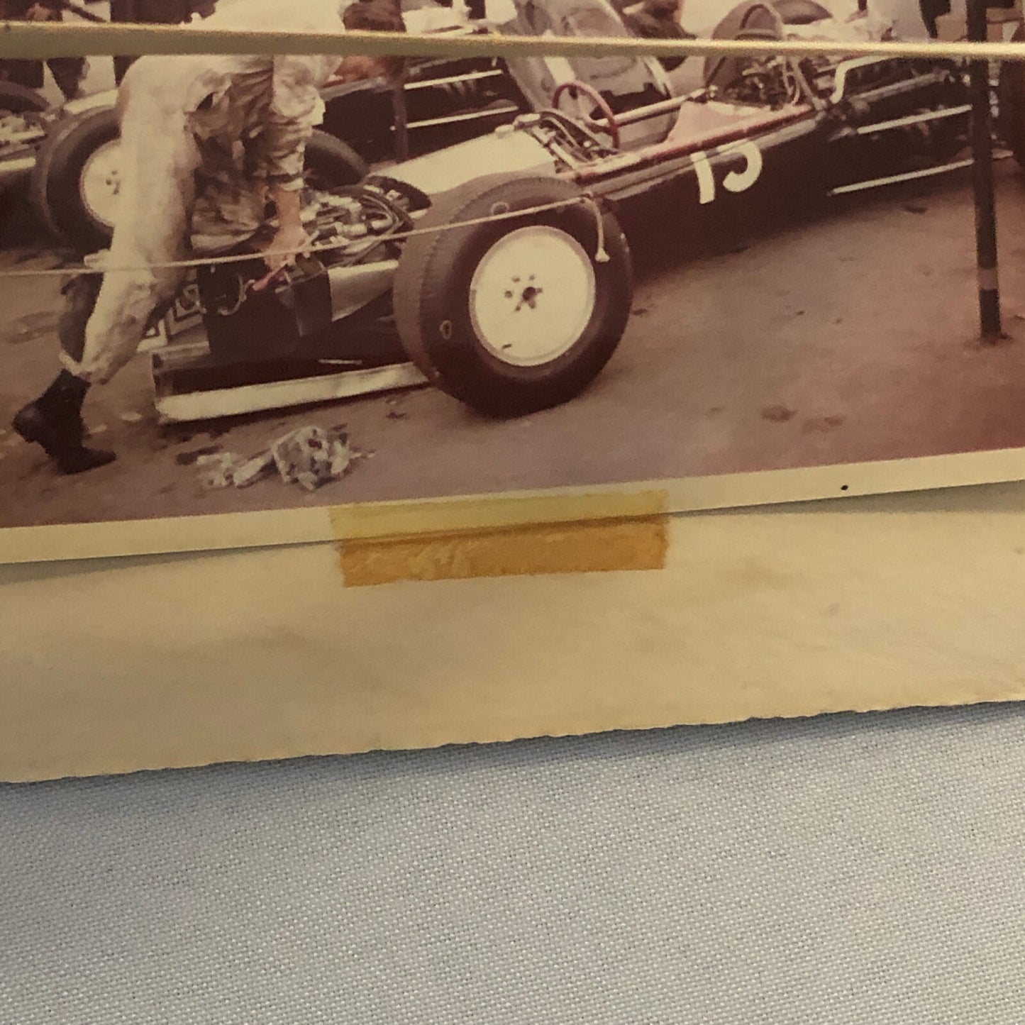 Chris Amon Lotus BRM Racing Car Vintage Photo Photograph Print
