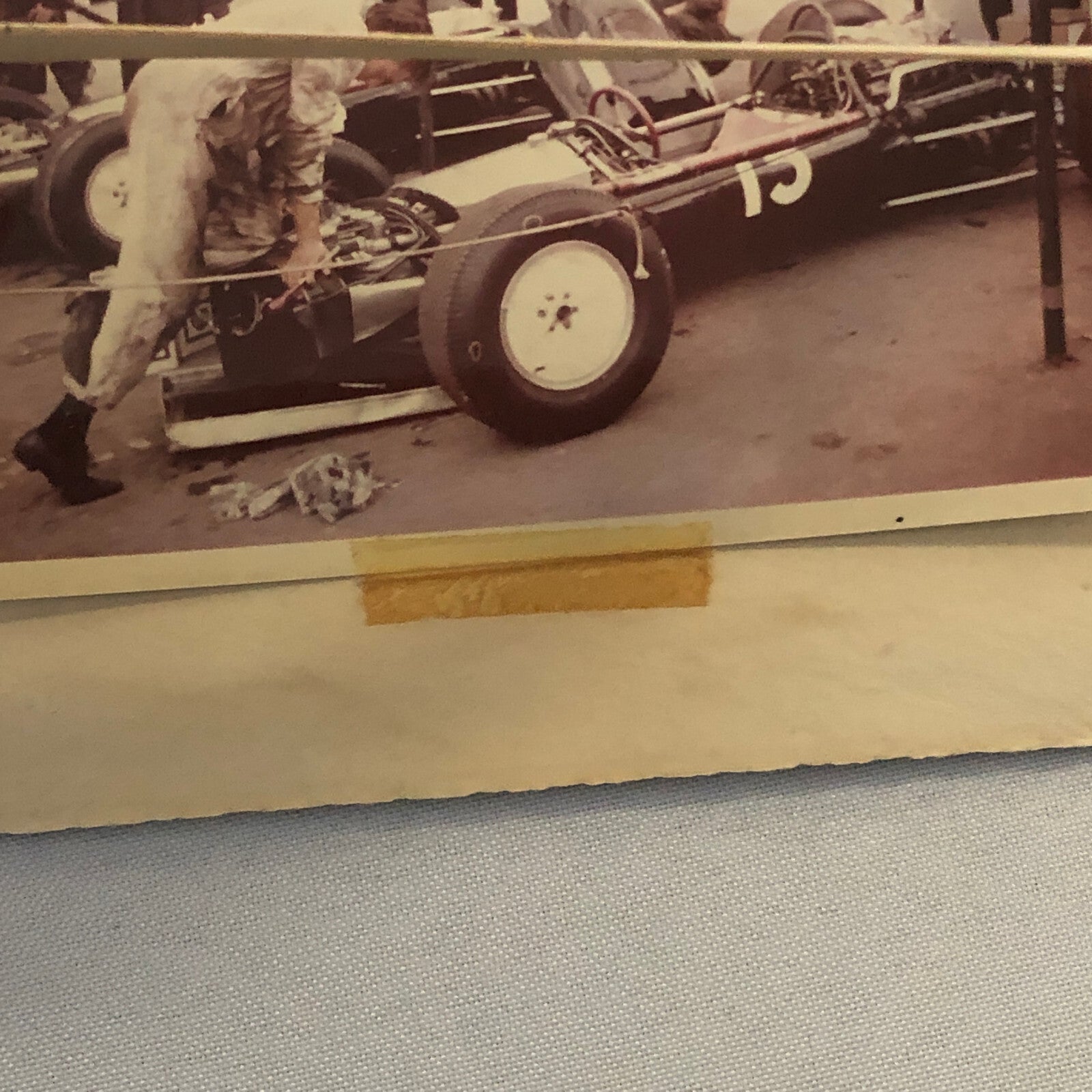 Chris Amon Lotus BRM Racing Car Vintage Photo Photograph Print