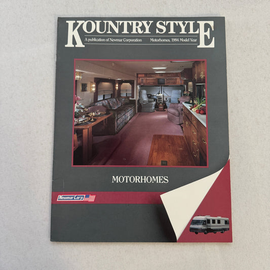 1994 Newmar Kountry Style RV Sales Brochure Catalog London Aire Mountain Aire +