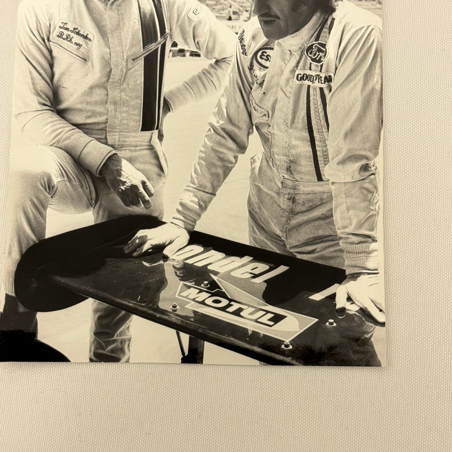 Vintage Racing Photo 1971 Interlagos F2 Race Graham Hill Tim Schenken Motorsport