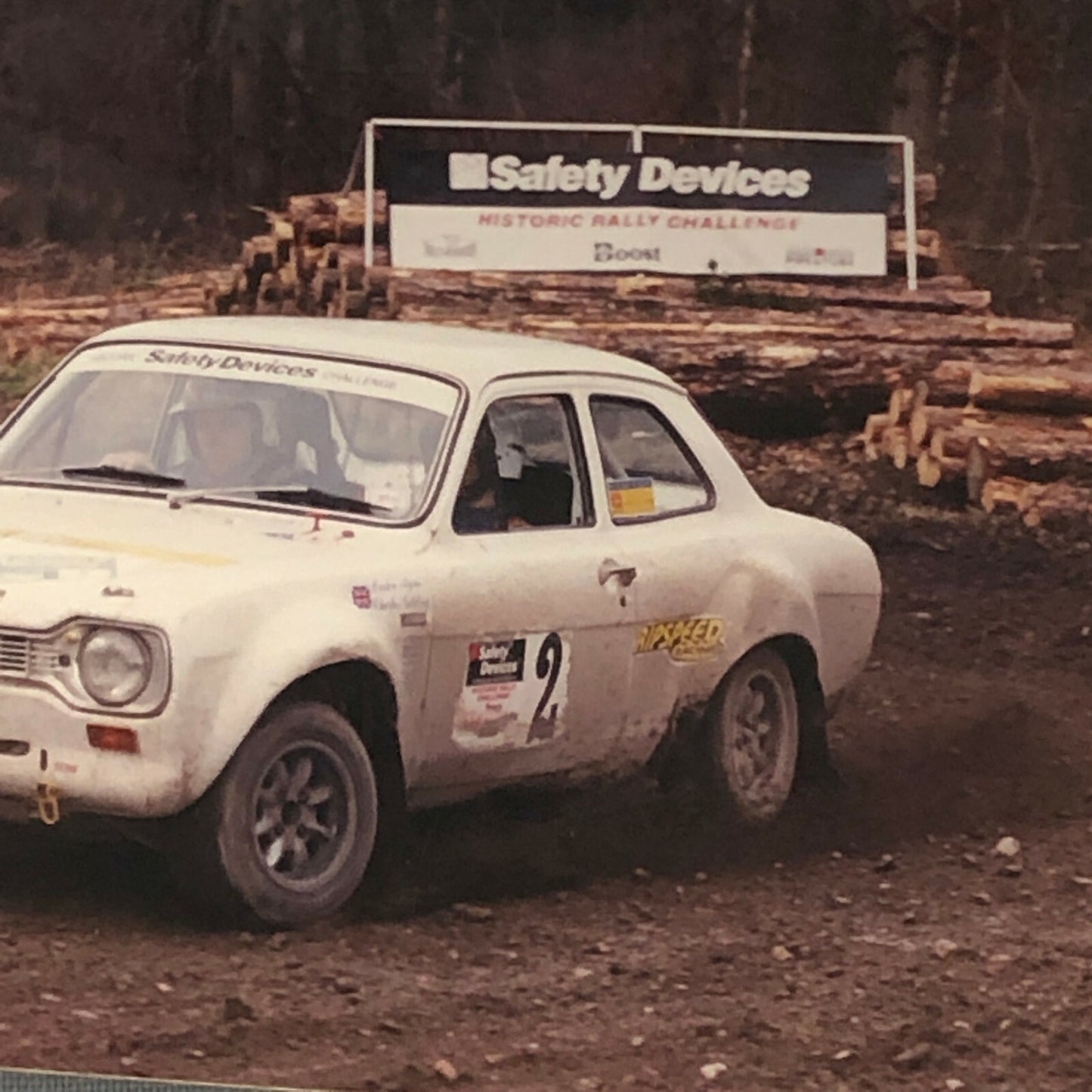 Vintage Ford Rally Car Photo Photograph Print - 1998 Historic Challenge 