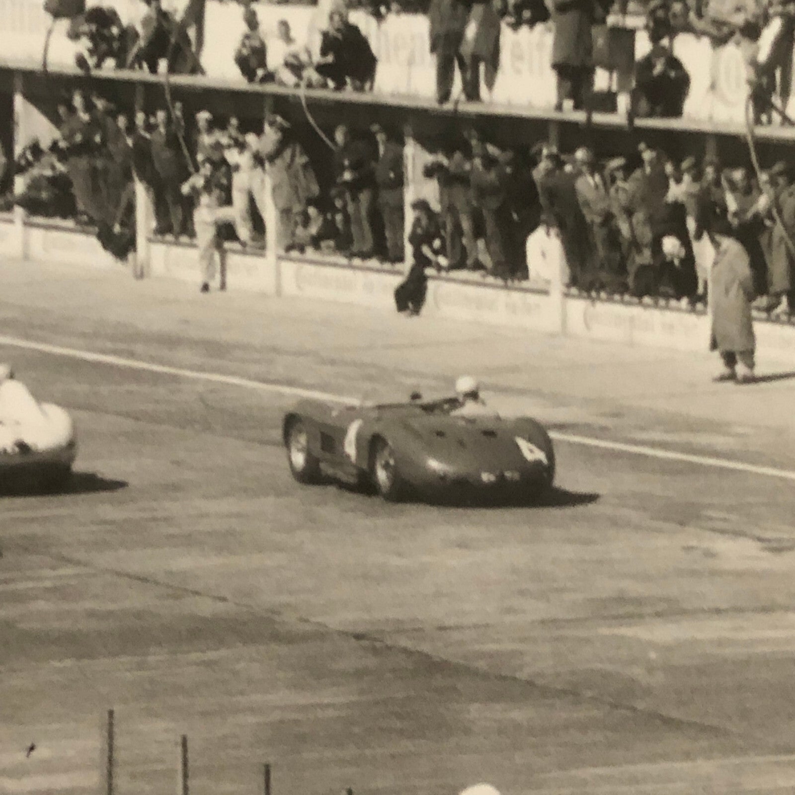 1957 Nurburgring 1000KM Start Racing Photo Jesse L Alexander Mercedes Porsche +