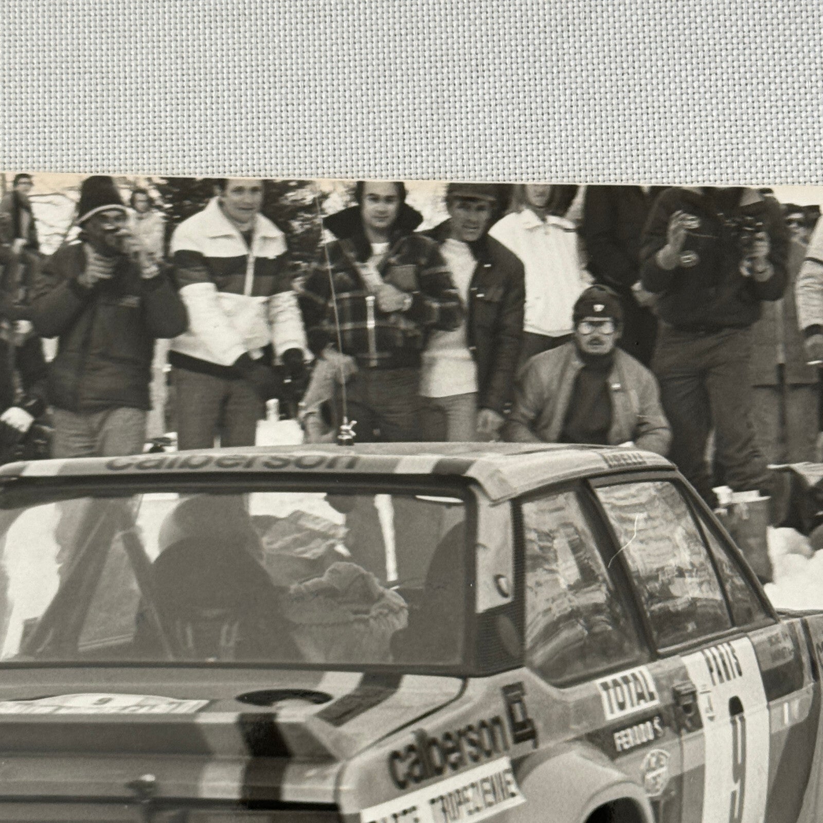 1980 Rallye Monte Carlo Press Photo Photograph DPPI Fiat 131 Abarth Car