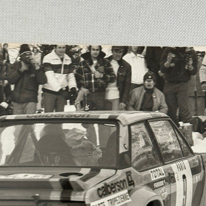 1980 Rallye Monte Carlo Press Photo Photograph DPPI Fiat 131 Abarth Car