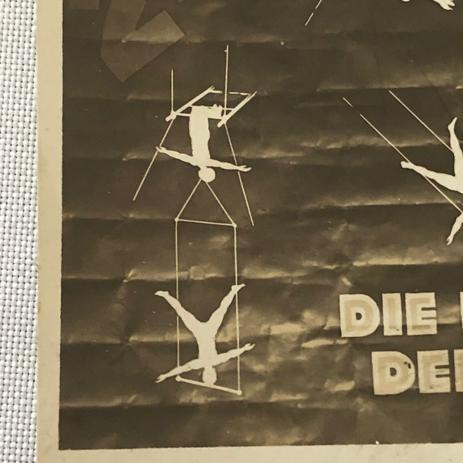 Circus Acrobat Performer Act Postcard Post Card Vintage 2 Buckwalds German